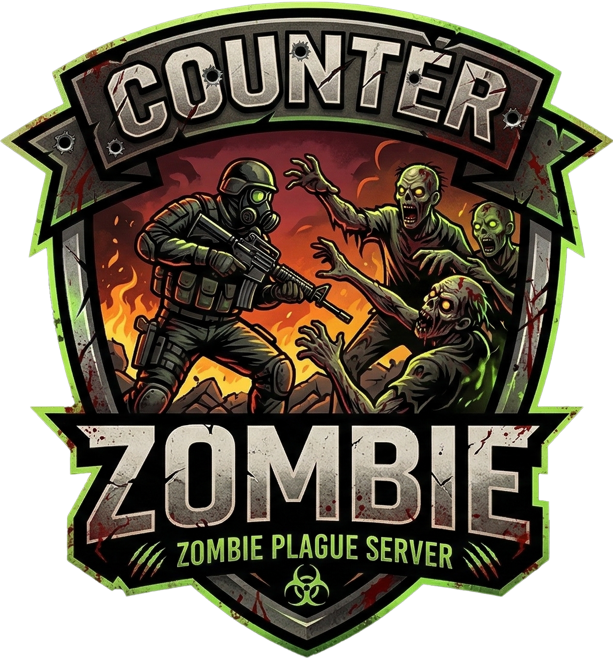 Counter Zombie Logo